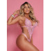 BODY EM TULE COM CORAÇÕES BORDADOS 